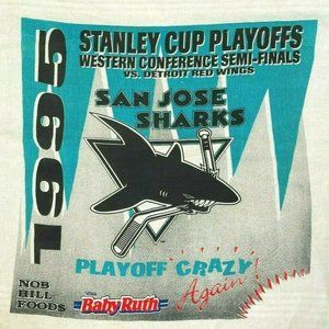 SJ Sharks 1995 Semi Finals Playoffs SGA Towel